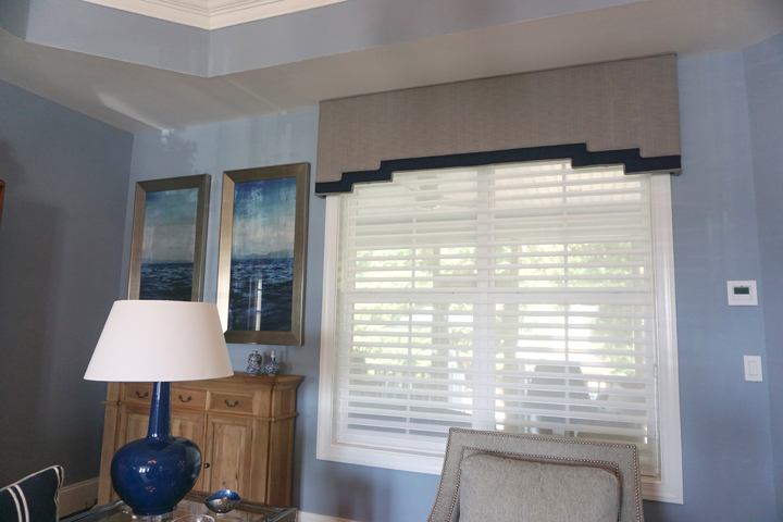 Window Topper With Shutters